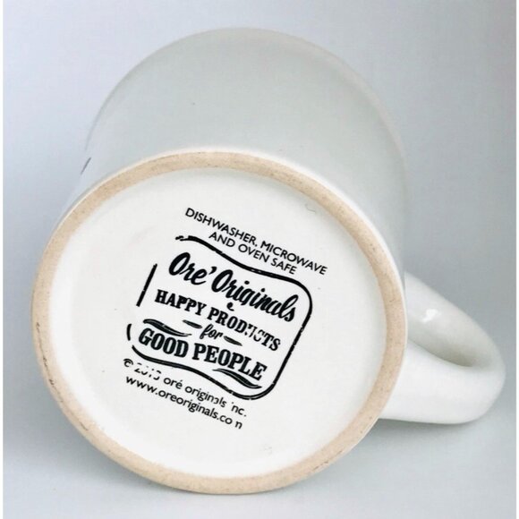 Ore Originals Bicycle Coffee Mug Bike Riding Cycling Sports Thick White Cup - Picture 3 of 4